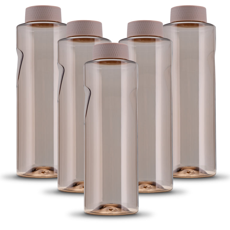 Kavodrink Premium Brown with pink lid drinking bottle 800 ml