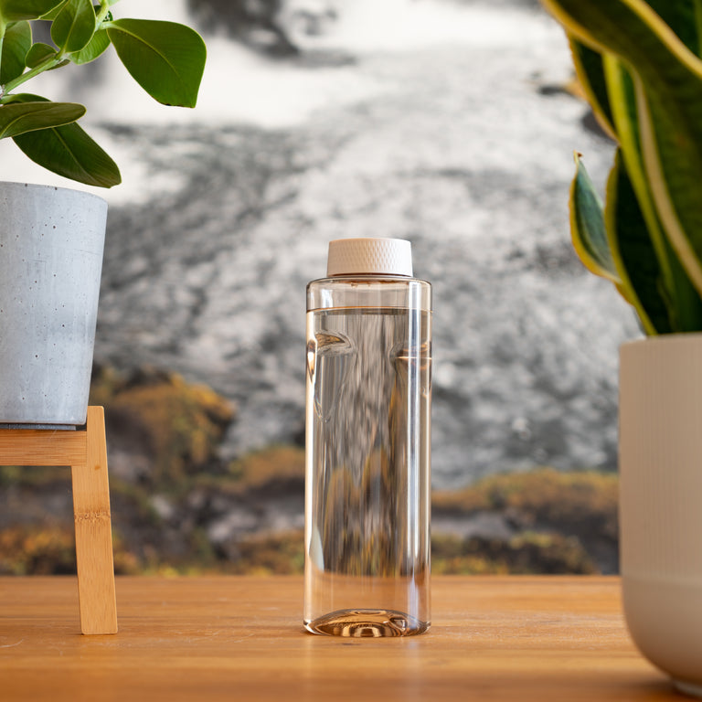 Kavodrink Premium Brown with pink lid drinking bottle 800 ml