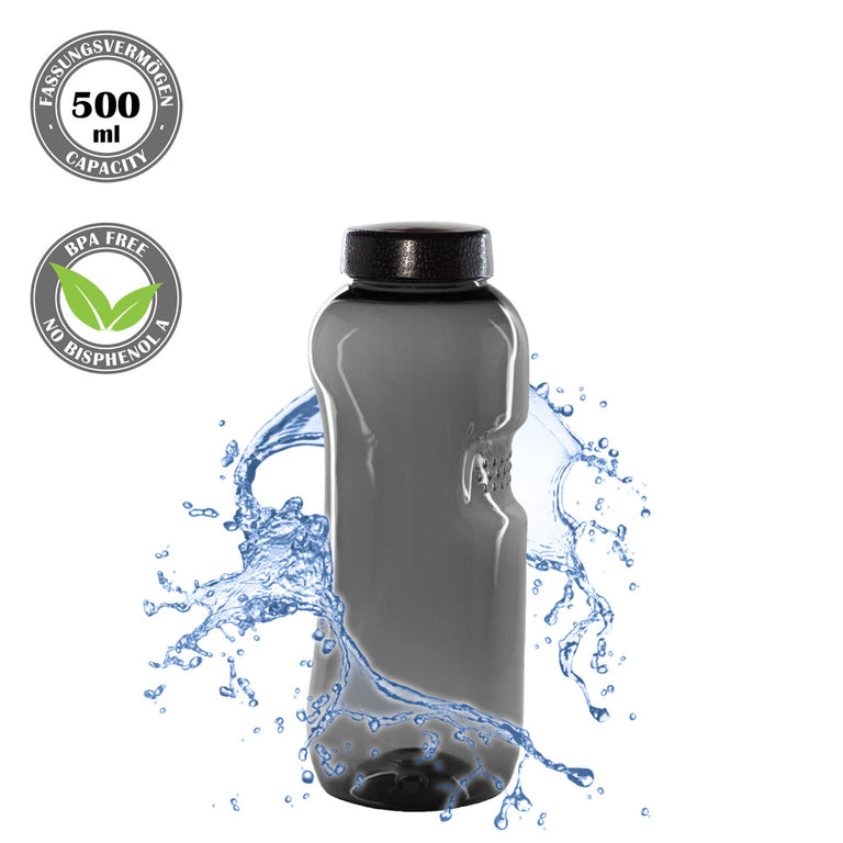 Kavodrink Classic drinking bottle 0.5 liter black