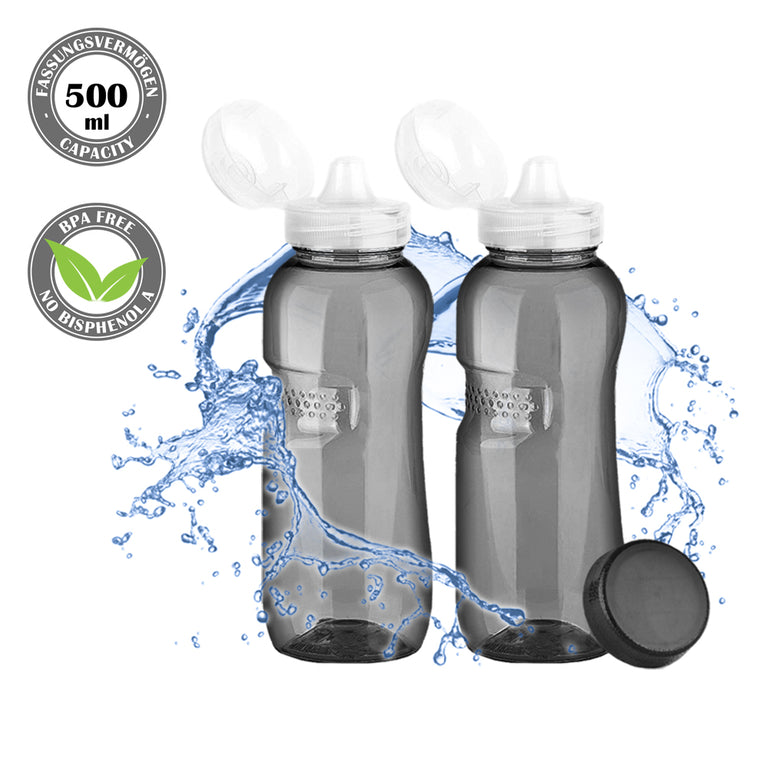 Kavodrink Classic Sport drinking bottle 0.5 liter black