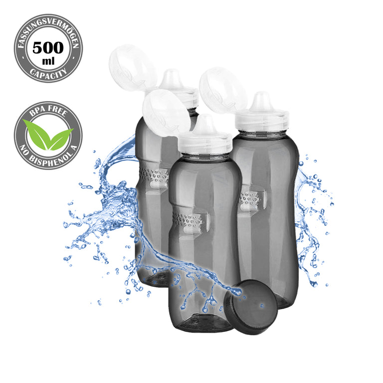 Kavodrink Classic Sport drinking bottle 0.5 liter black