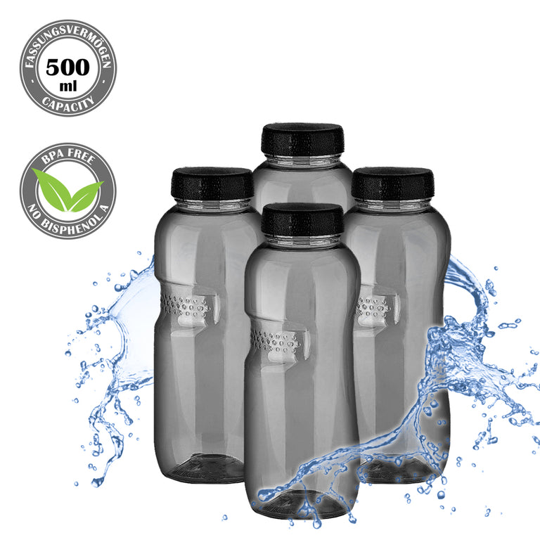 Kavodrink Classic drinking bottle 0.5 liter black