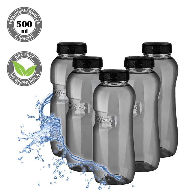 Kavodrink Classic drinking bottle 0.5 liter black