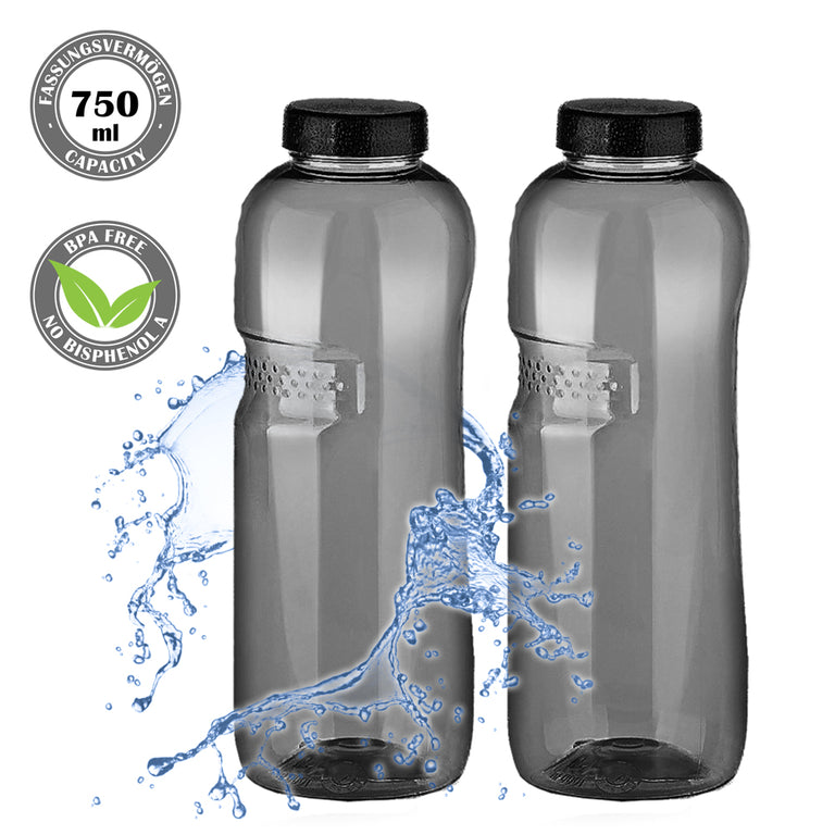 Kavodrink Classic drinking bottle 0.75 liter black